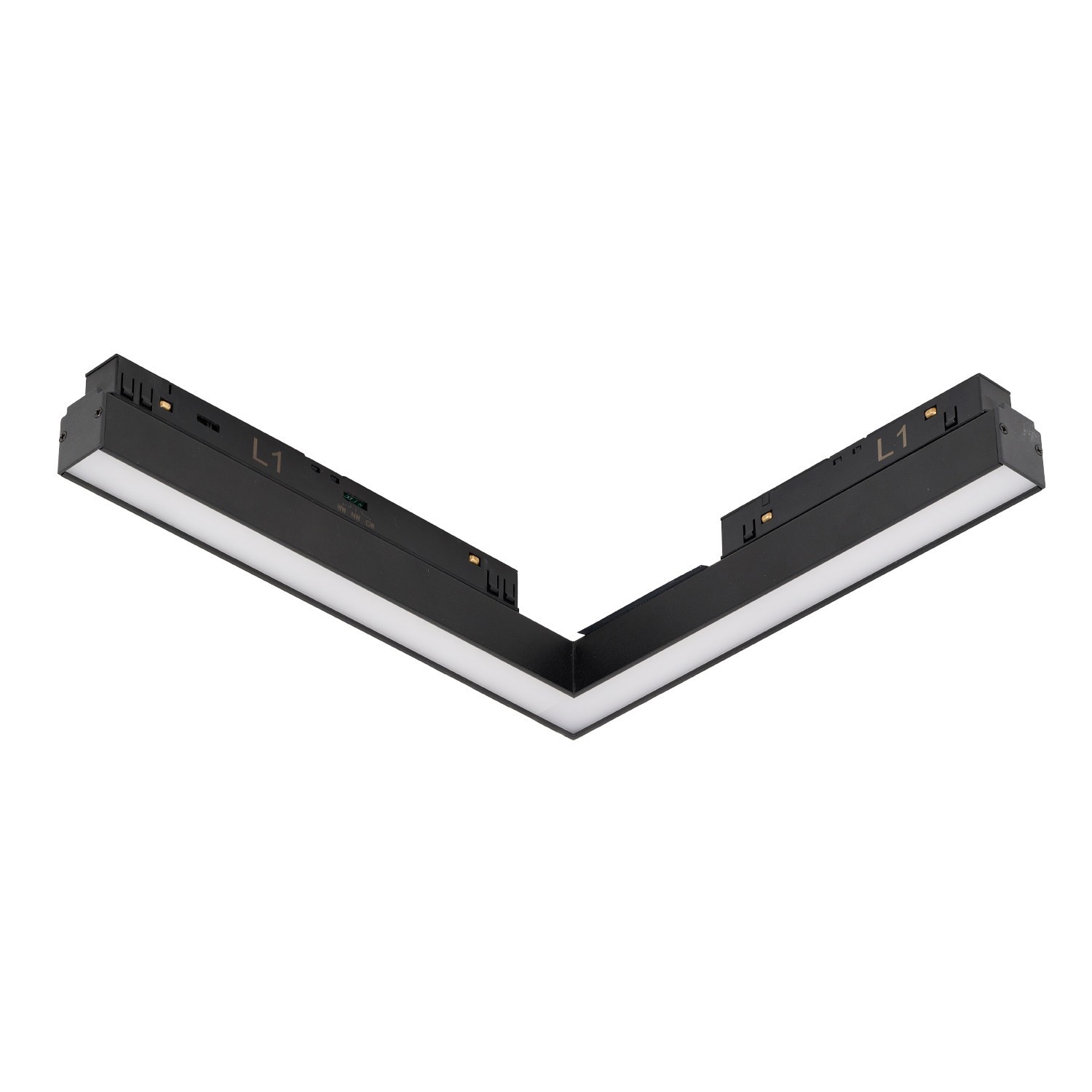 Lampa do szyn magnetycznych czarna metalowa 24W CCT AZ6244 z serii ALFA SAGA - Azzardo