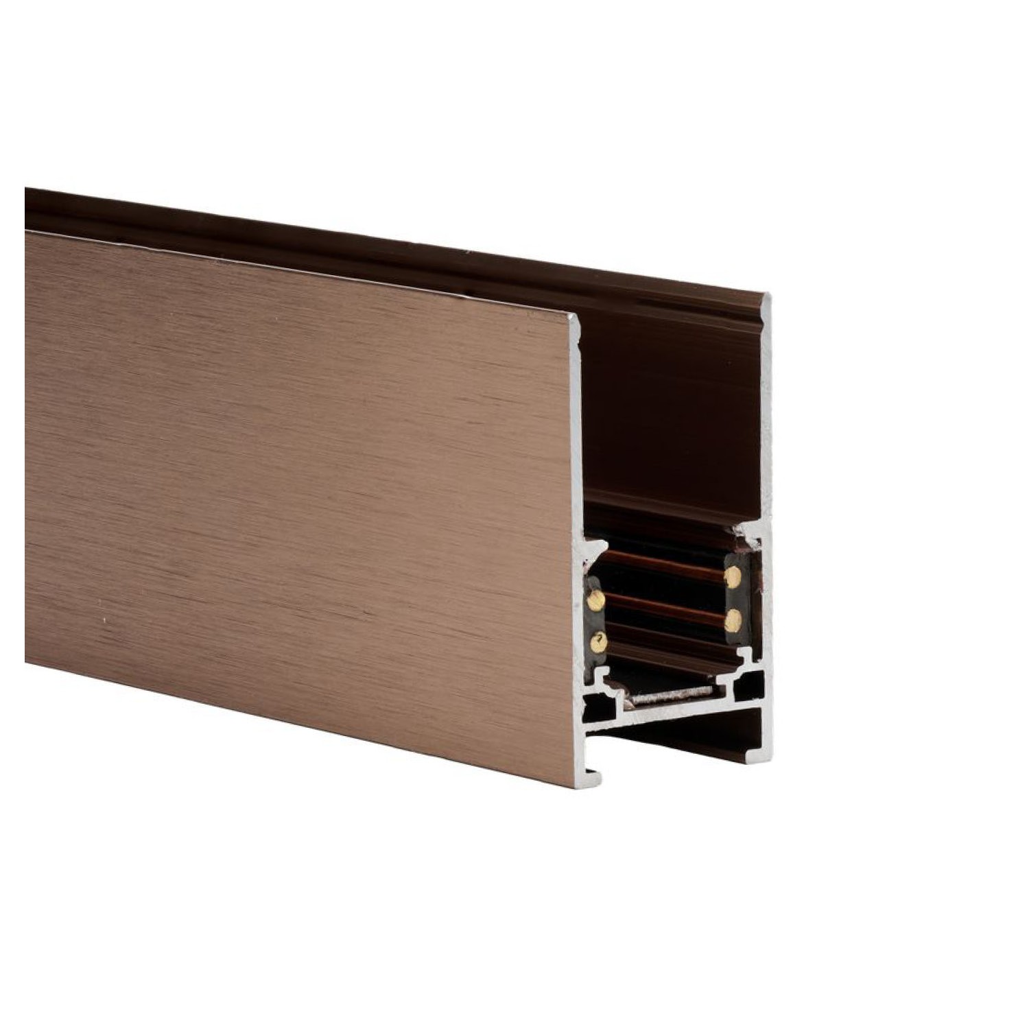 Szyna magnetyczna metalowa brązowa 100cm AZ6354 z serii ALFA MAGNETIC - Azzardo