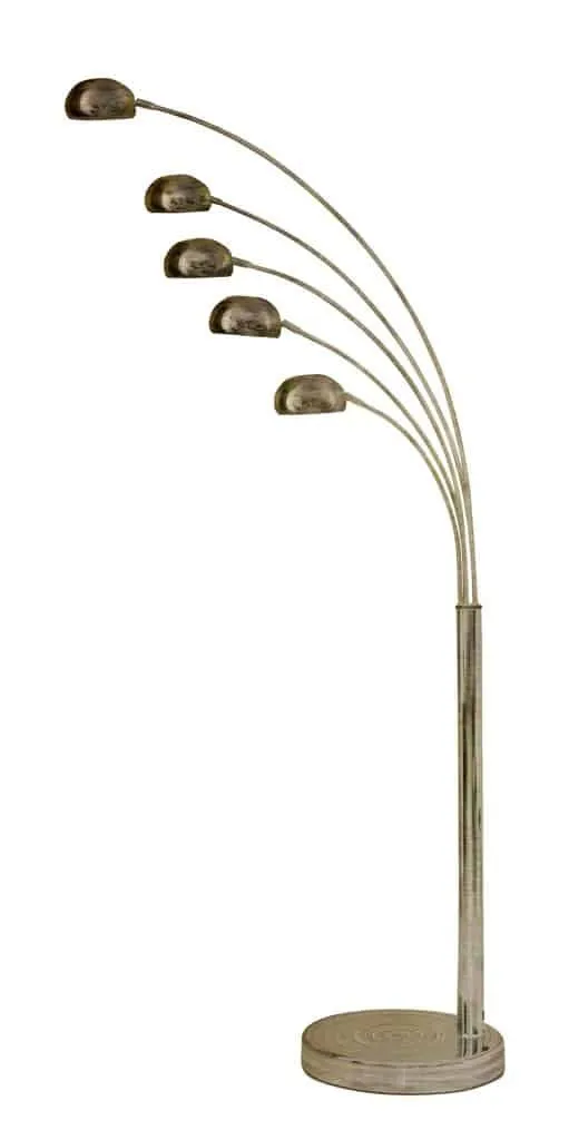 Lampa podłogowa metalowa mosiężna 5-punktowa AZ2623 z serii PALP - Azzardo