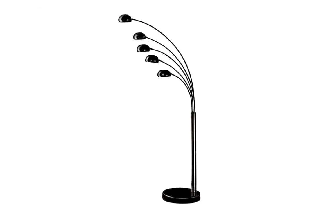 Lampa podłogowa metalowa czarna 5-punktowa AZ2621 z serii PALP - Azzardo