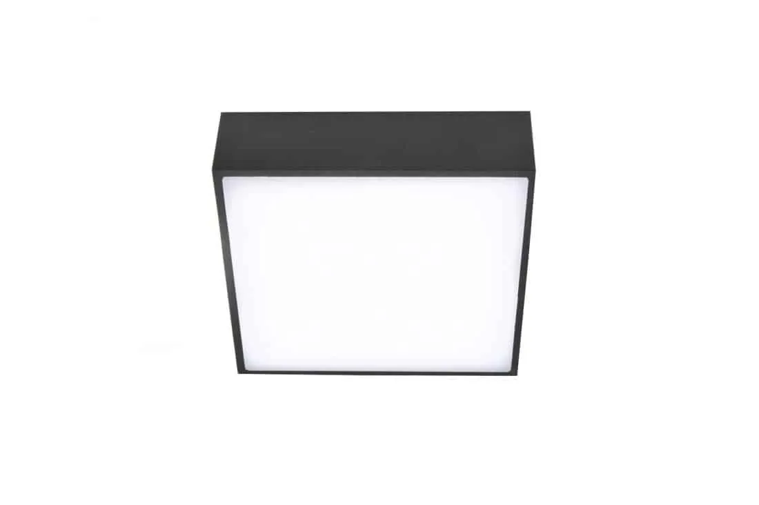 Plafon LED kwadratowy czarny 12cm AZ2782 z serii FALCO - Azzardo