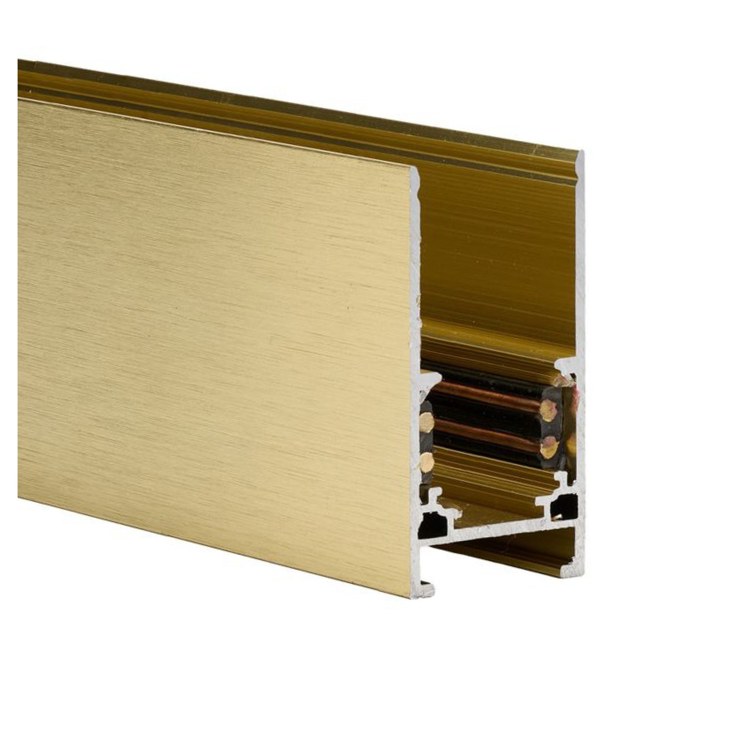 Szyna magnetyczna metalowa złota 100cm AZ6375 z serii BETA MAGNETIC - Azzardo