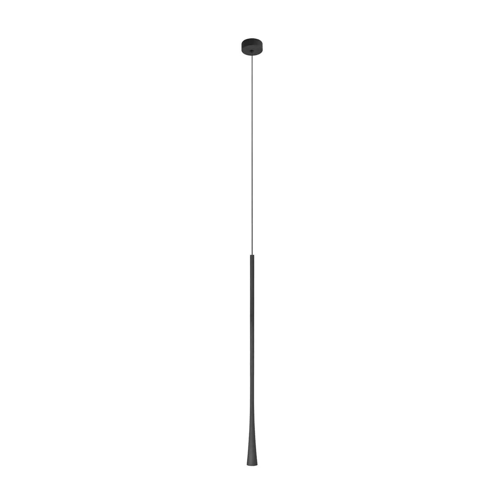Lampa wisząca metalowa czarna smukła AZ3092 z serii Kalia - Azzardo