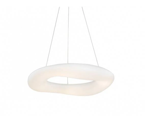 Lampa wisząca biała okrągła 90cm AZ2061 z serii RING DONUT PENDANT - Azzardo