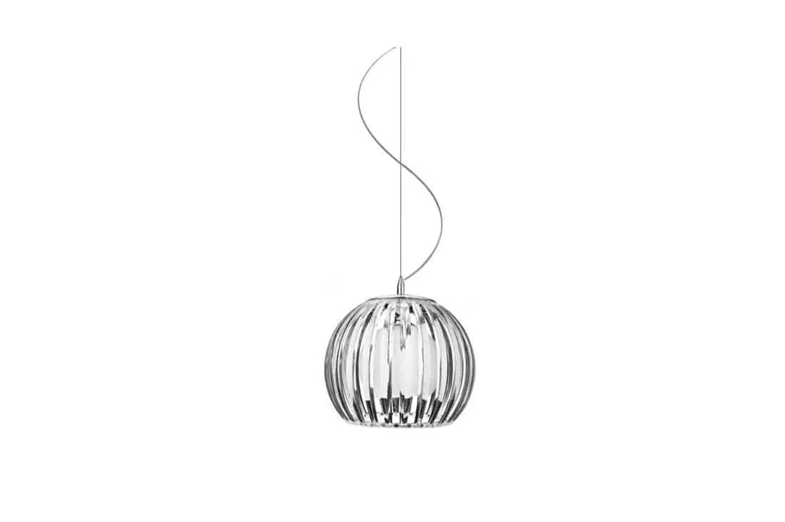 Lampa wisząca szklana przezroczysta 40cm AZ0478 z serii ARCADA L - Azzardo