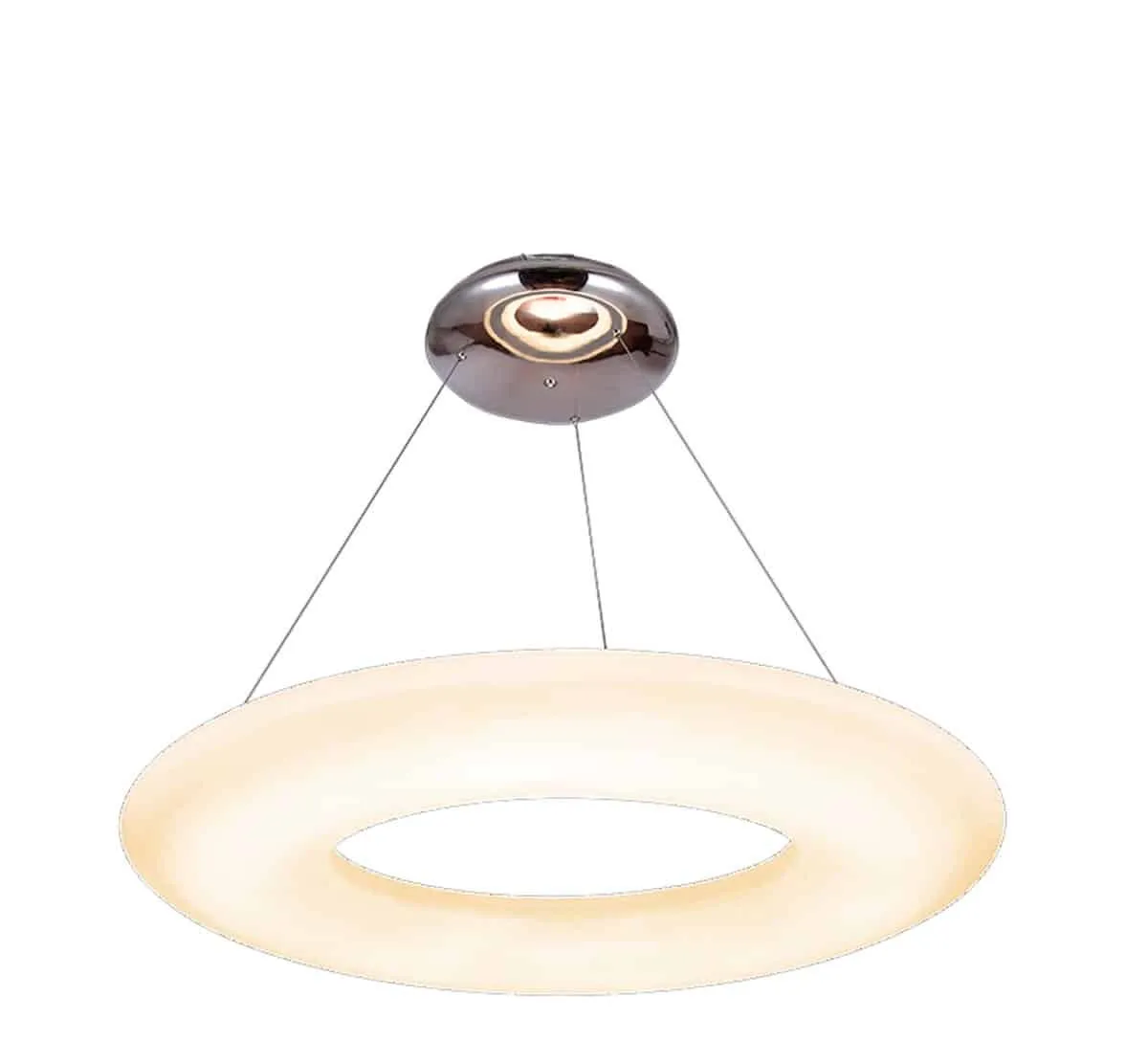 Lampa wisząca okrągła biała 60cm AZ1316 z serii NAPOLI - Azzardo