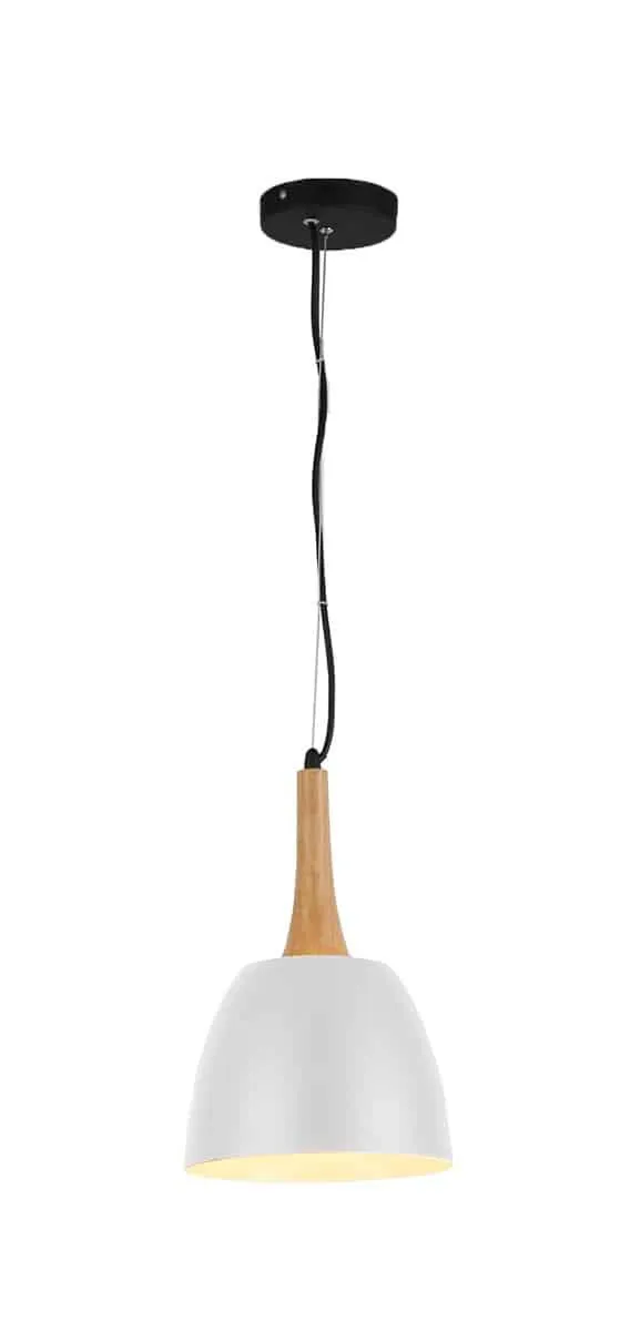 Lampa wisząca metalowa biało-brązowa 22cm AZ1333 z serii PRATO - Azzardo