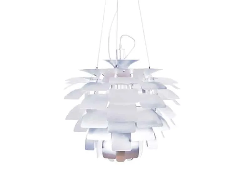Lampa wisząca metalowa srebrna 58cm AZ0097 z serii FLOWER - Azzardo