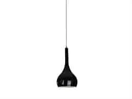 Lampa wisząca szklana czarno-chromowa 15cm AZ0273 z serii SOUL - Azzardo