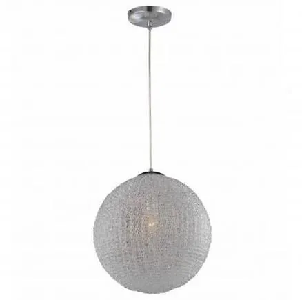 Lampa wisząca przezroczysta z tworzywa chromowana 25cm AZ0445 z serii SWEET - Azzardo