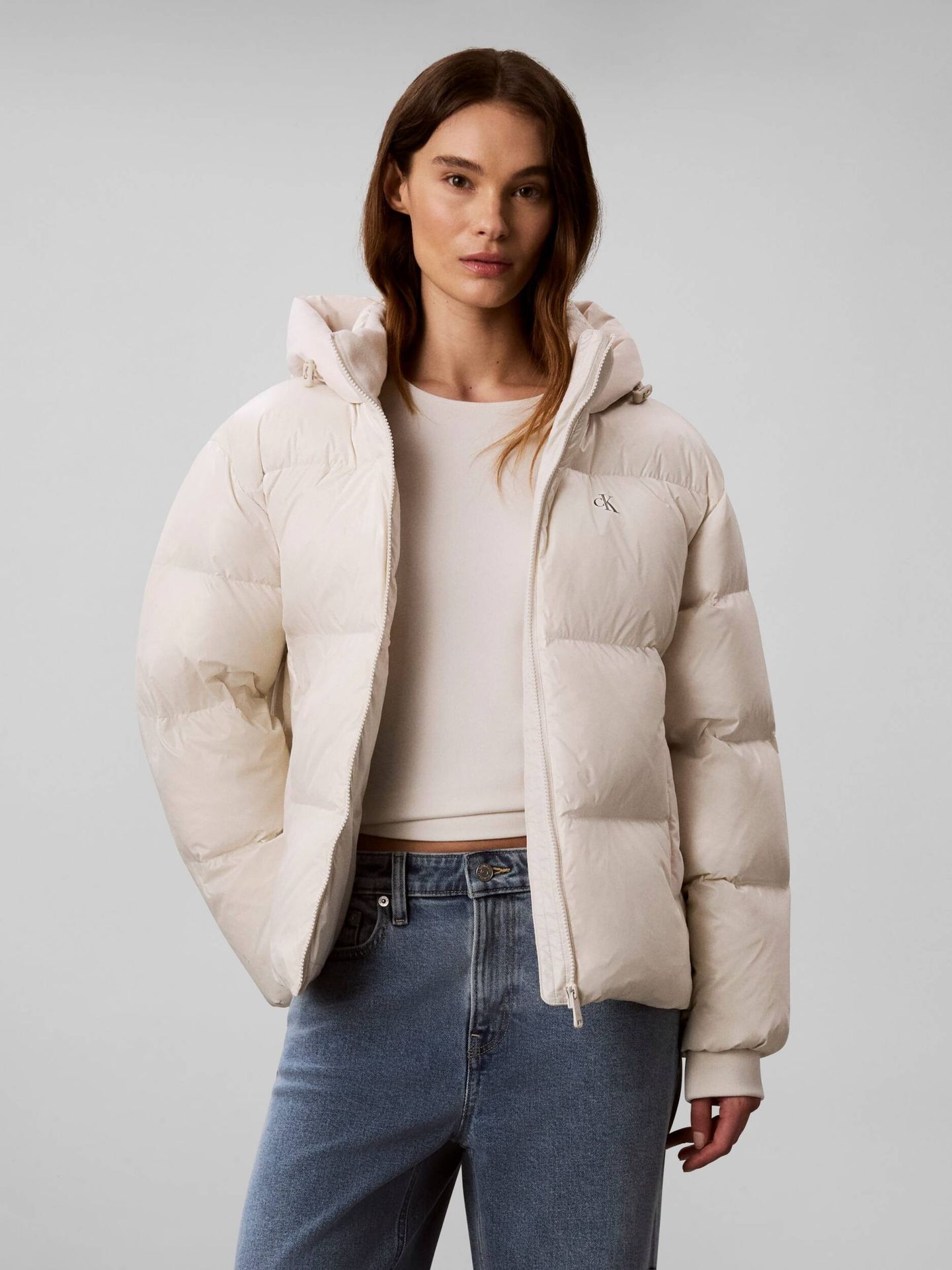 Calvin Klein Jeans Puchowa kurtka Regular Fit
