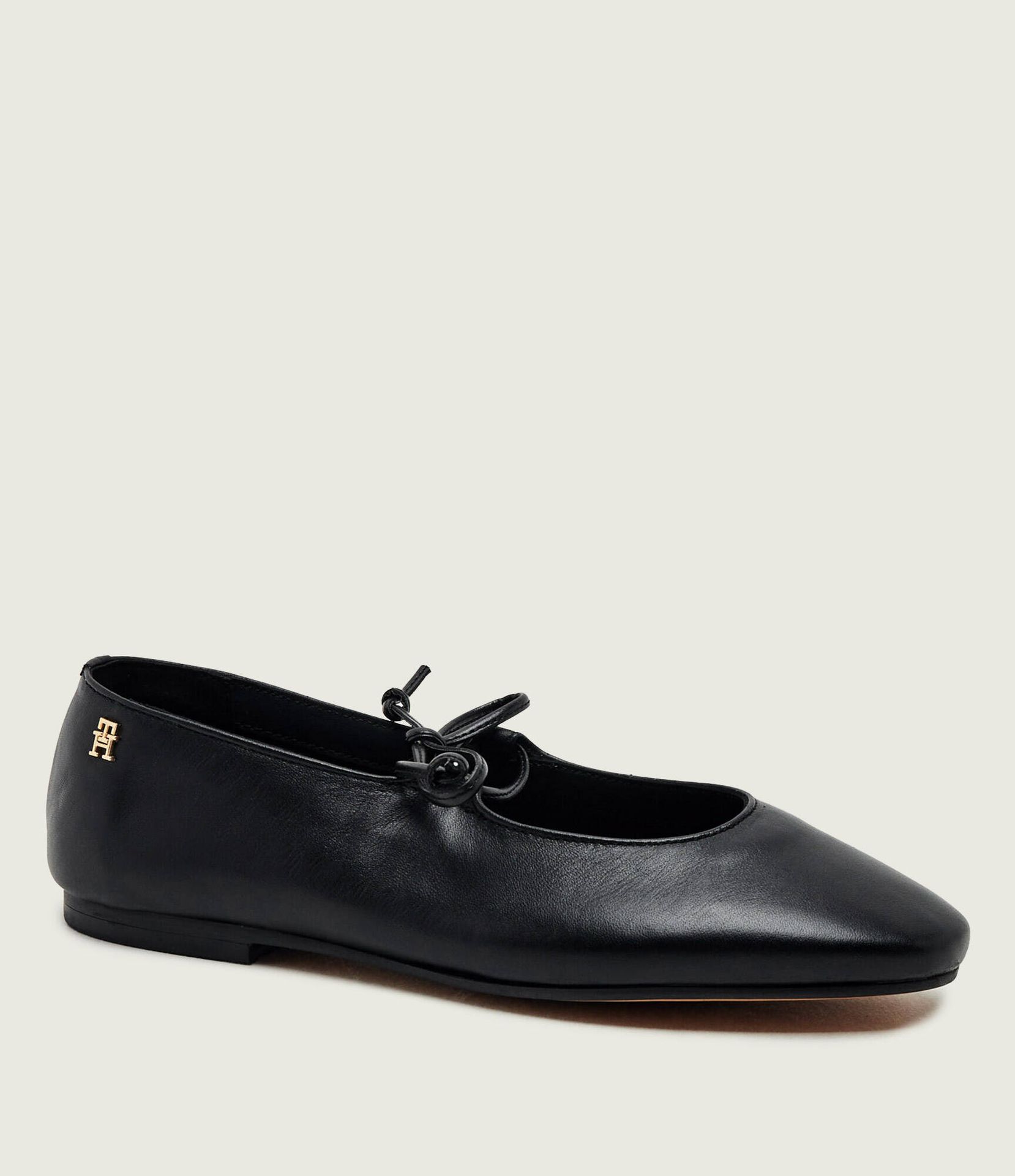 Tommy Hilfiger Skórzane baleriny Mary Jane