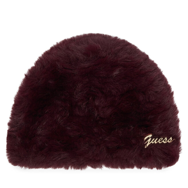 Czapka Guess W4BZ40 WGU30 Bordowy