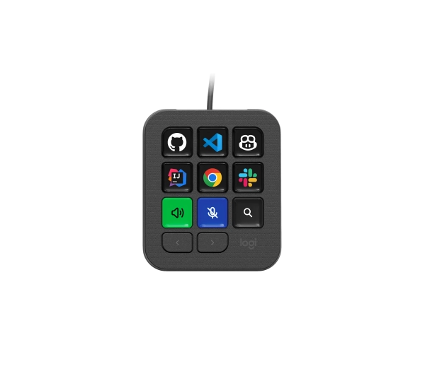 Logitech MX Keypad z klawiszami LCD do sterowania AI i aplikacjami Grafitowy 920-013891