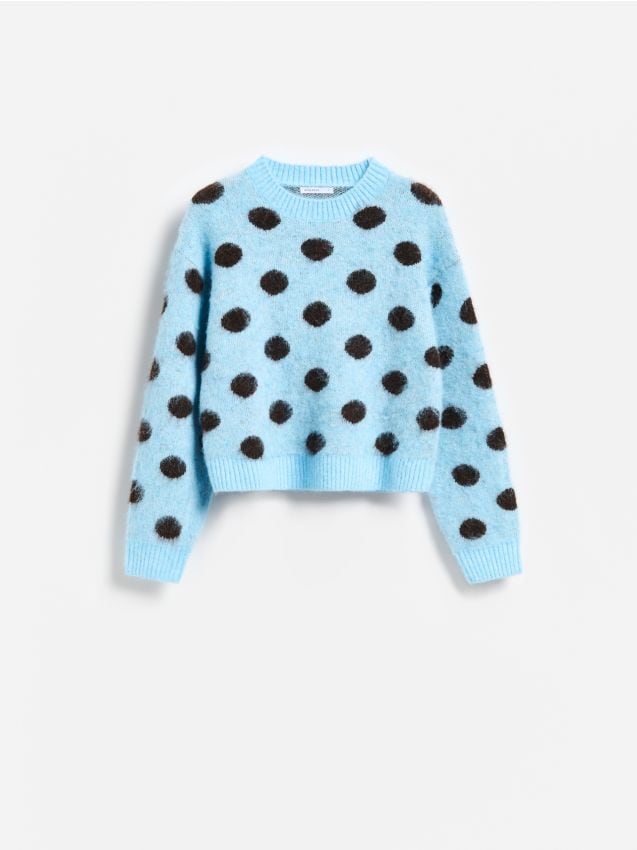Reserved - Sweter w kropki - wielobarwny