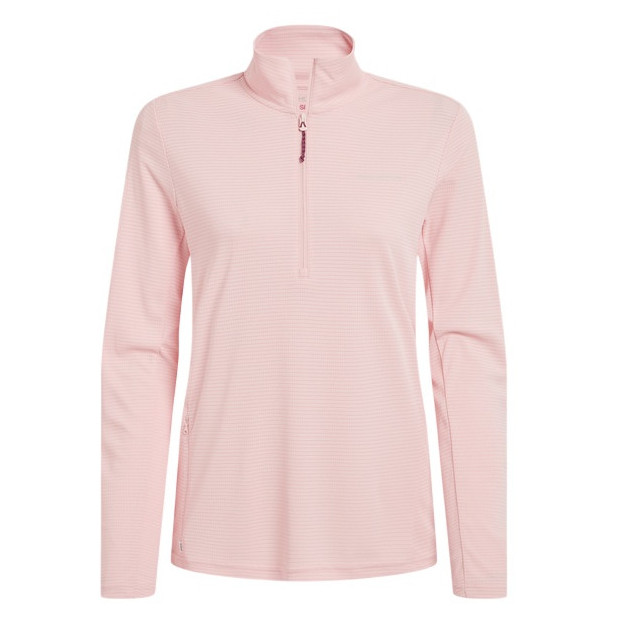 Koszulka damska Craghoppers NosiLife SolarShield+ Half Zip Top Rozmiar: L / Kolor: beżowy
