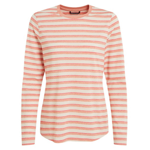 Koszulka damska Craghoppers NosiLife Akona Long Sleeved Top Rozmiar: L / Kolor: biały/pomarańczowy