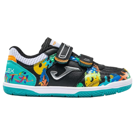 Buty dziecięce Joma Top Flex JR Black Indoor Rozmiar butów (UE): 27 / Kolor: czarny/niebieski