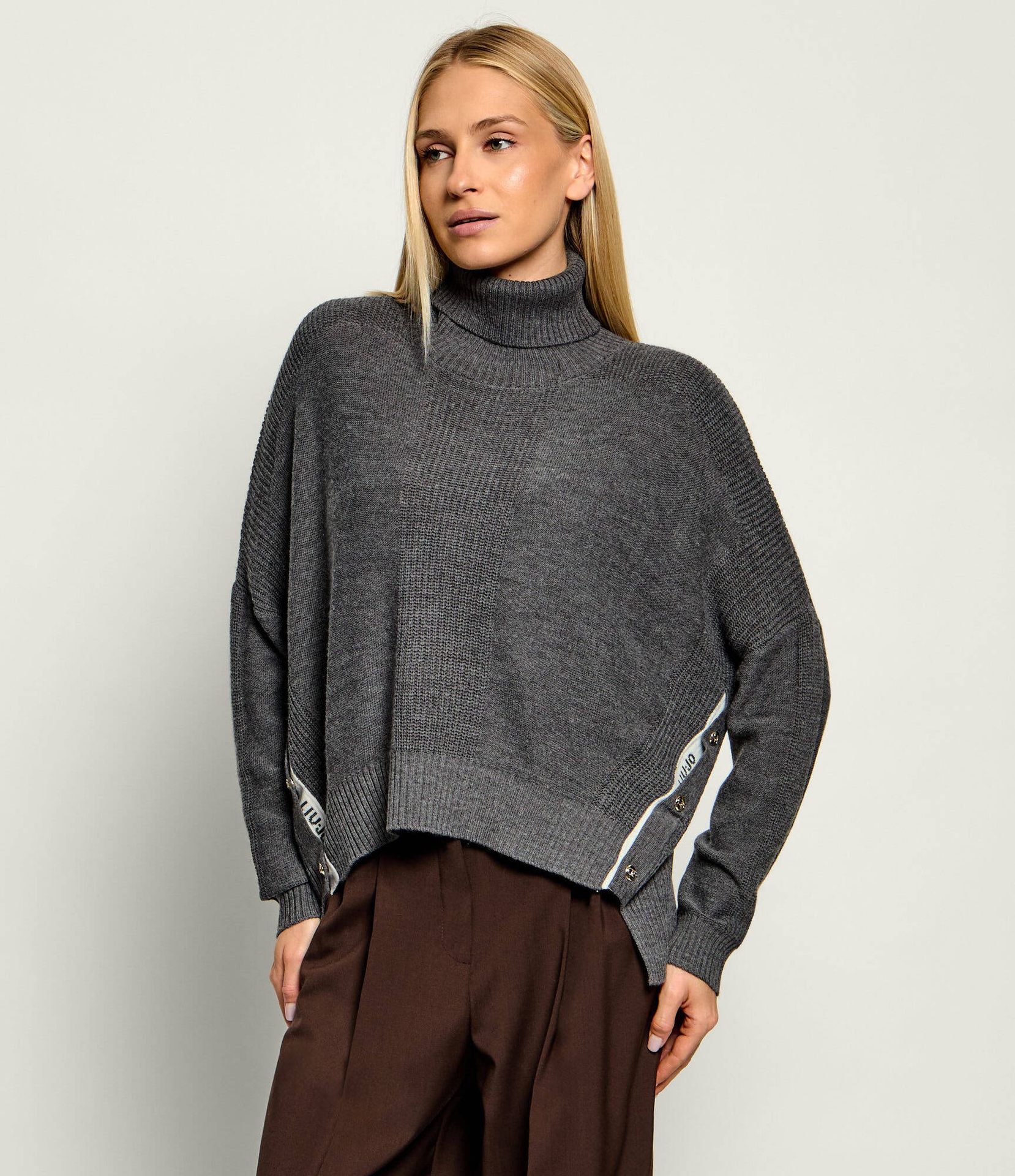 Liu Jo Sport Golf Loose fit z dodatkiem wełny