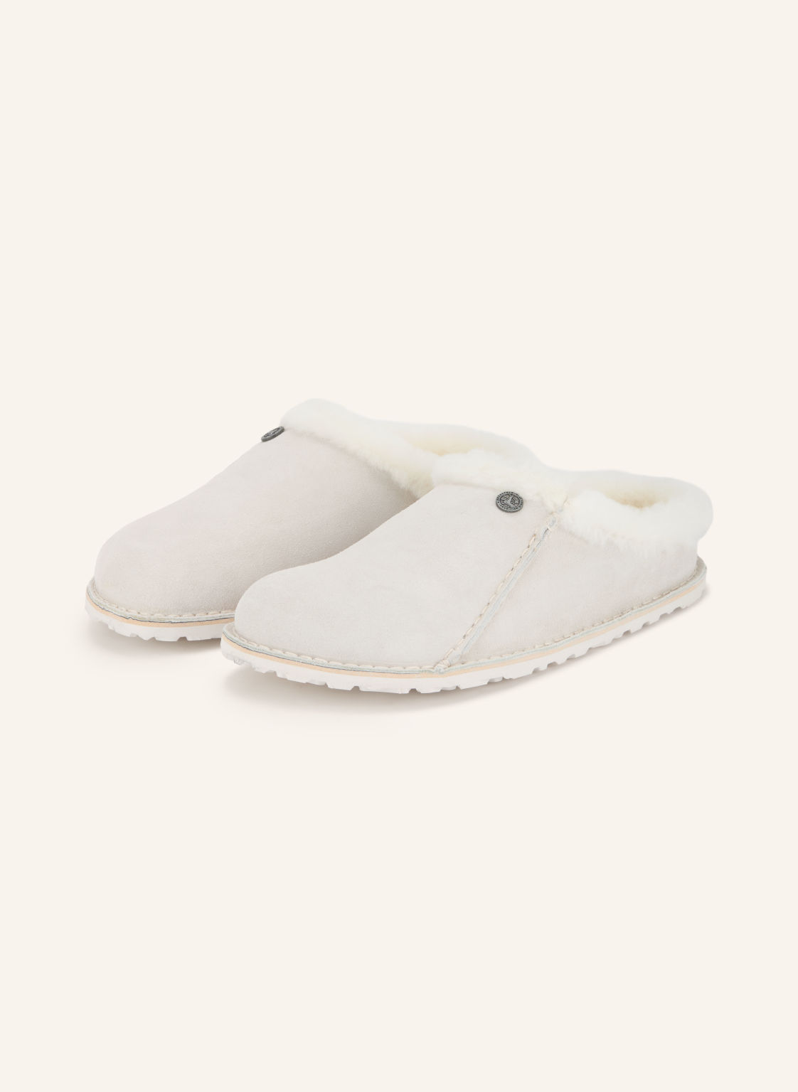 Birkenstock Klapki Zermatt weiss