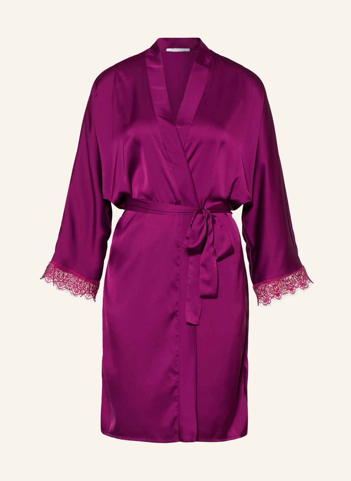 Simone Pérèle Kimono Damskie Satin Secrets Z Satyny rot