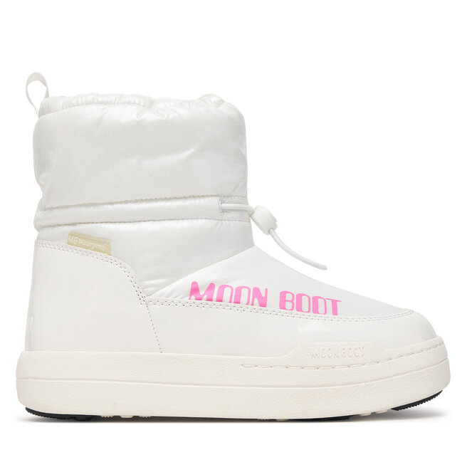 Śniegowce Moon Boot Jr Park Tube Mid Glitter Wp 80D3440110 S Biały