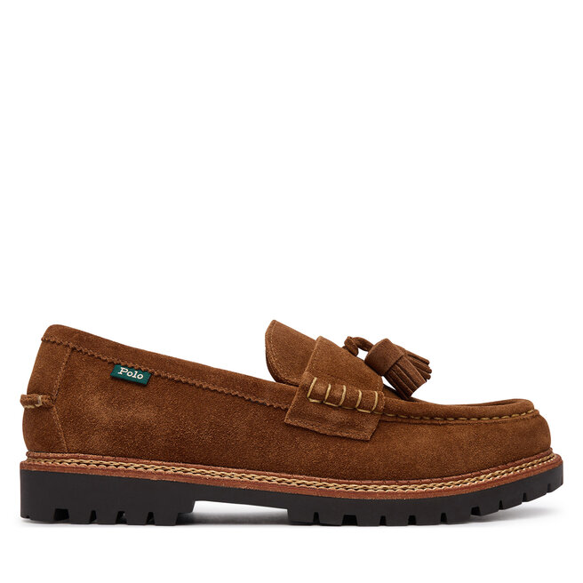 Loafersy Polo Ralph Lauren Jett Tas Penny 803P15862001 Brązowy jasny