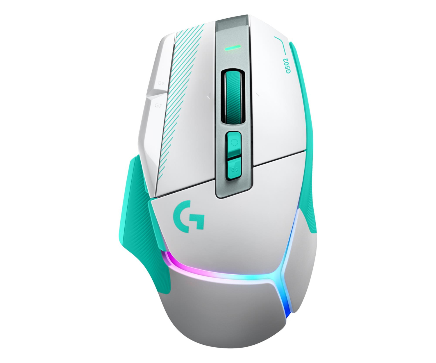 Logitech G502 X PLUS miętowy 910-007819
