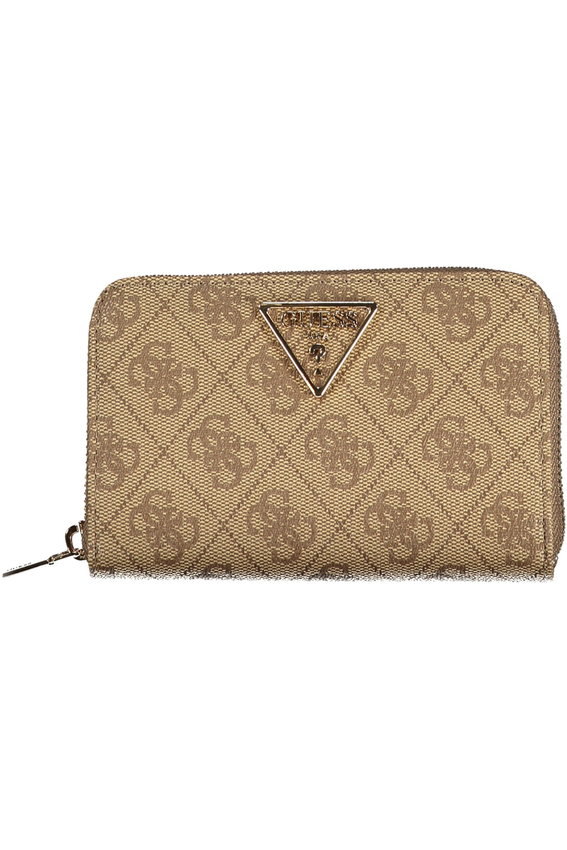 Beżowy portfel damski Guess Jeans Laurel Ii Slg