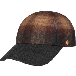 Czapka Lars Fading Check by Mayser, camelowy, XL (60-61 cm)