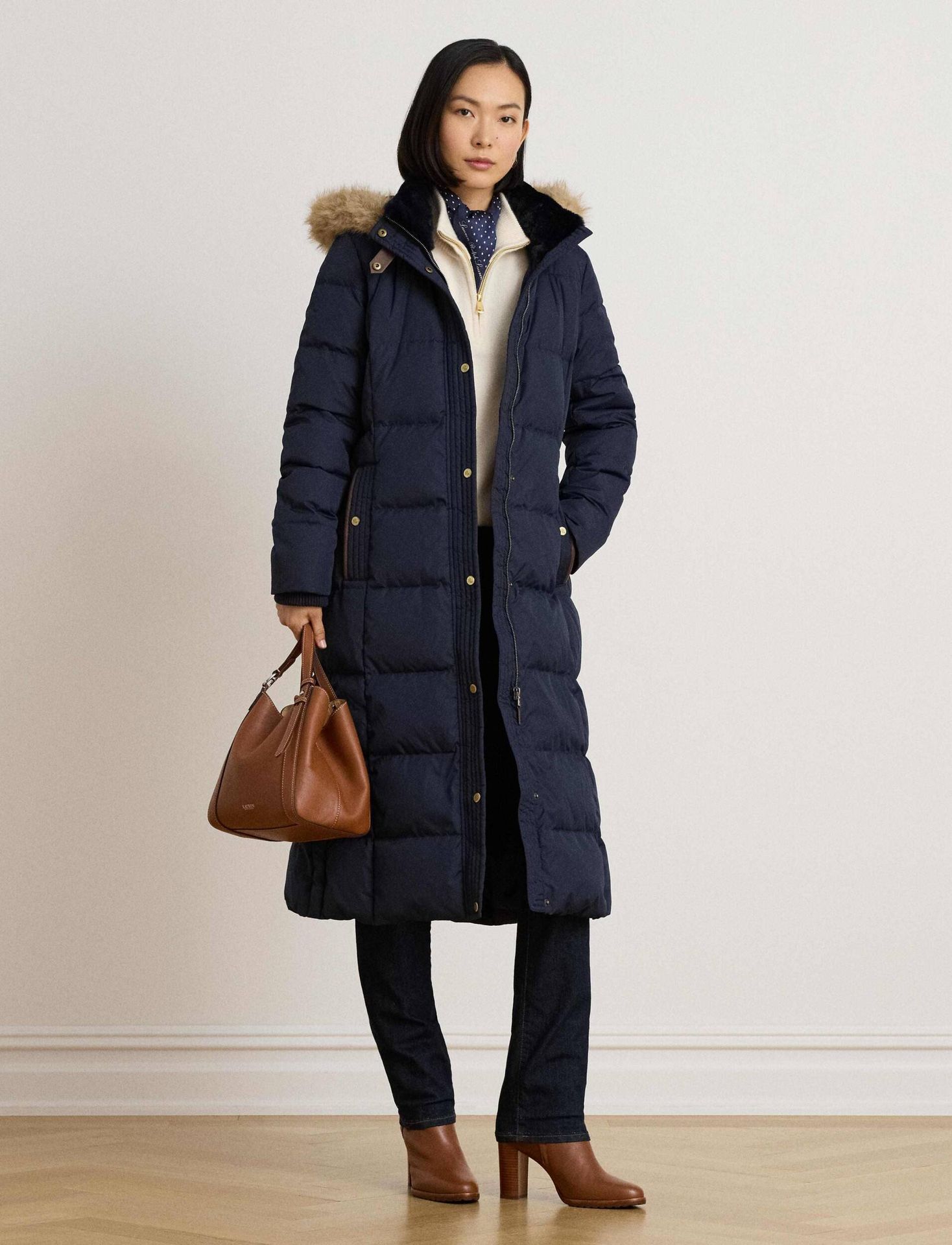 LAUREN RALPH LAUREN Puchowy płaszcz