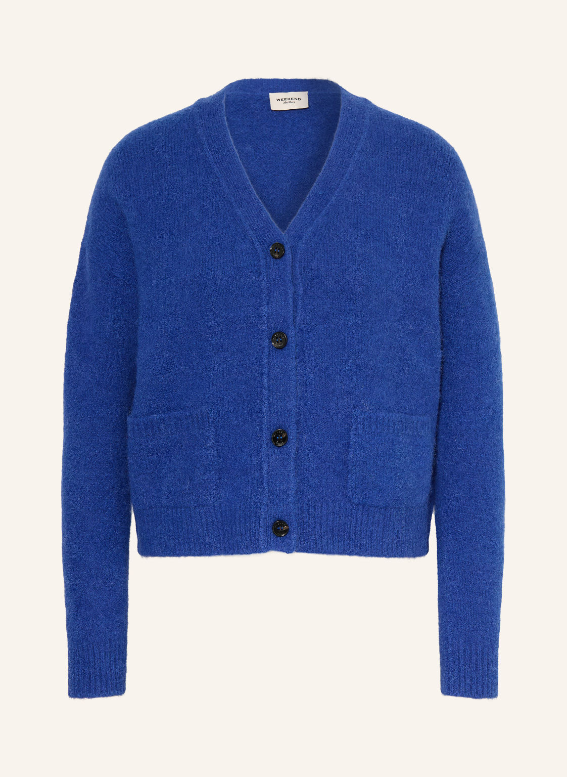 Weekend Max Mara Kardigan Gettata Z Alpaki blau