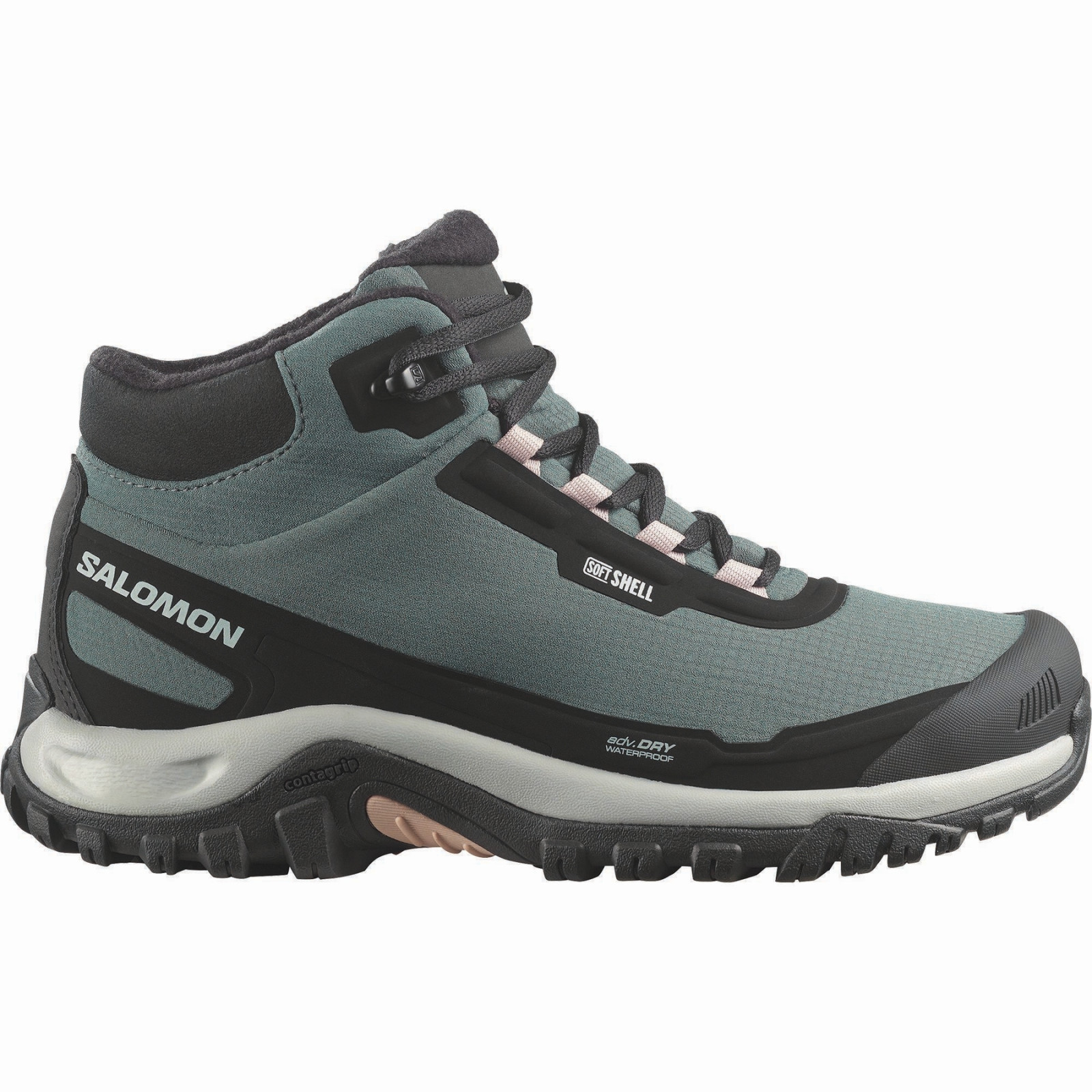 Buty zimowe damskie Salomon Shelter Waterproof Rozmiar butów (UE): 39 1/3 / Kolor: zielony