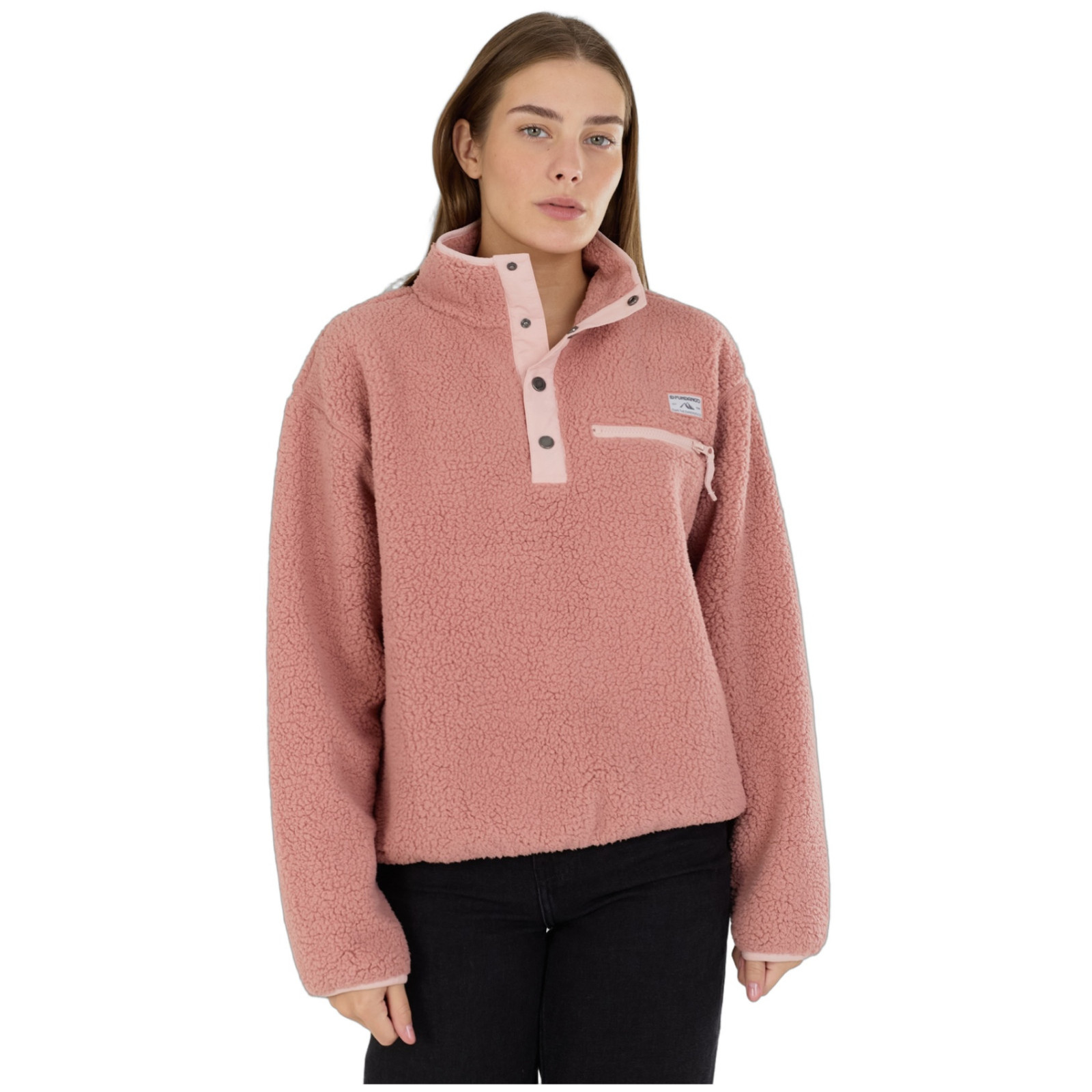 Bluza damska Fundango Pacha Fleece Jacket Rozmiar: M / Kolor: różowy