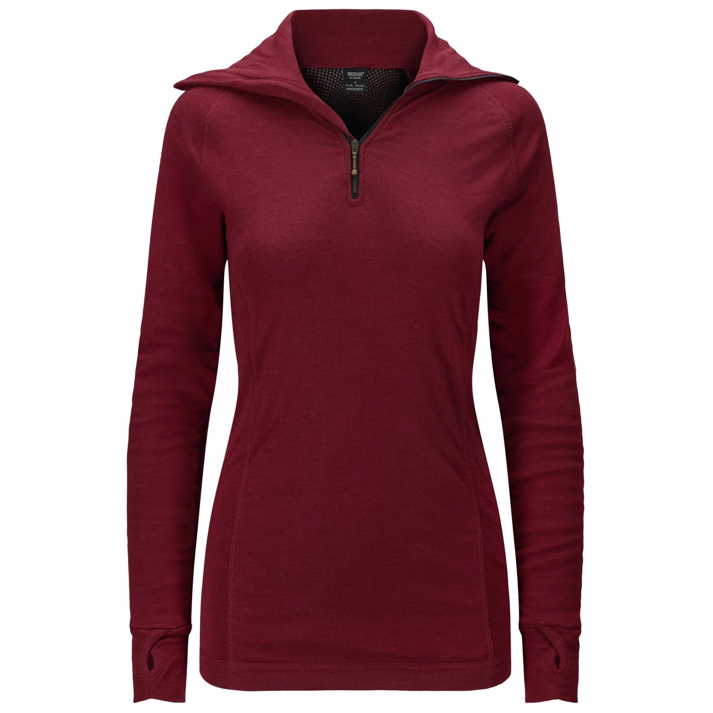 Damski golf Brynje of Norway Arctic Double Zip-polo Rozmiar: S / Kolor: czerwony
