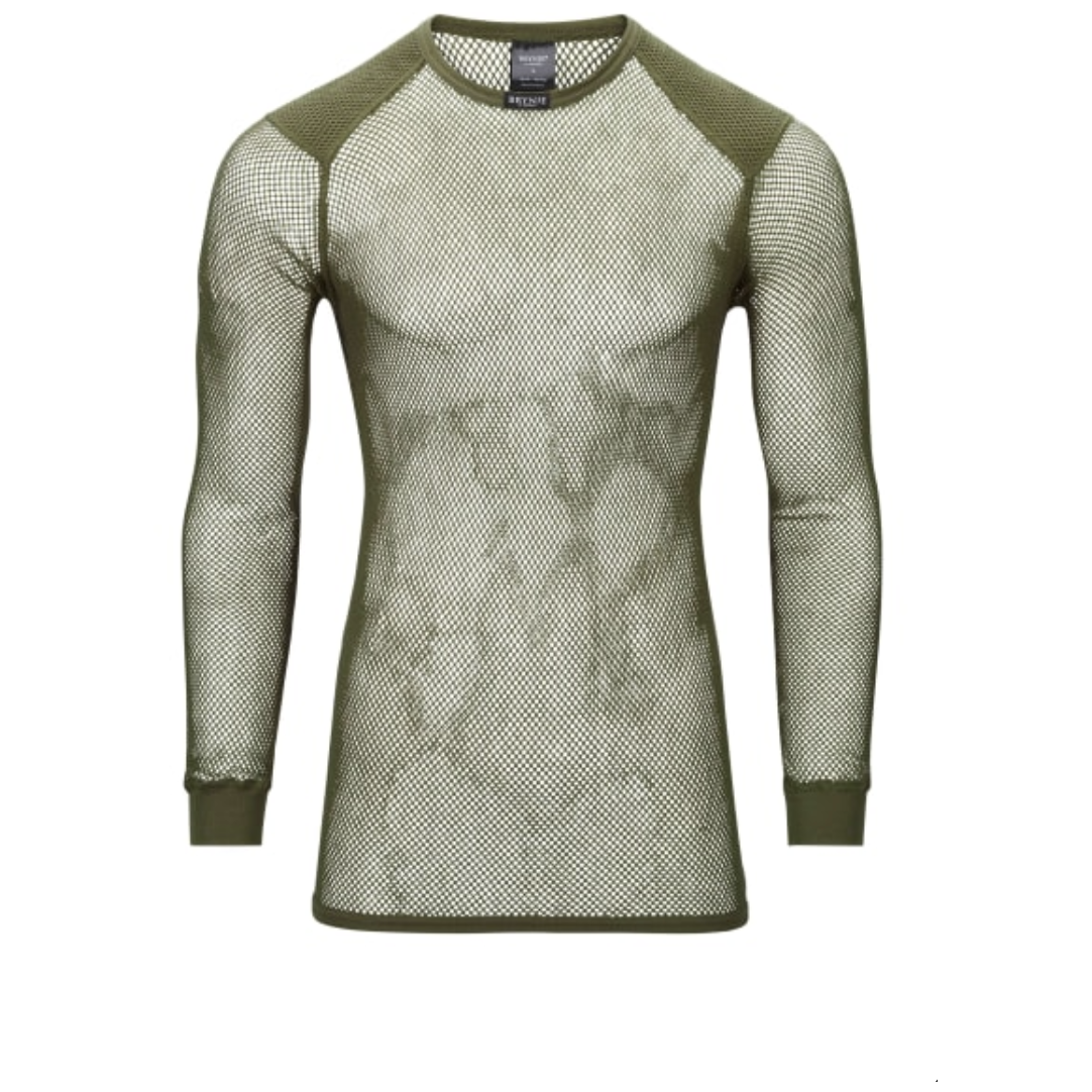 Koszula męska Brynje of Norway Tactical Wool Thermo Shirt w/inlay Rozmiar: XL / Kolor: zielony
