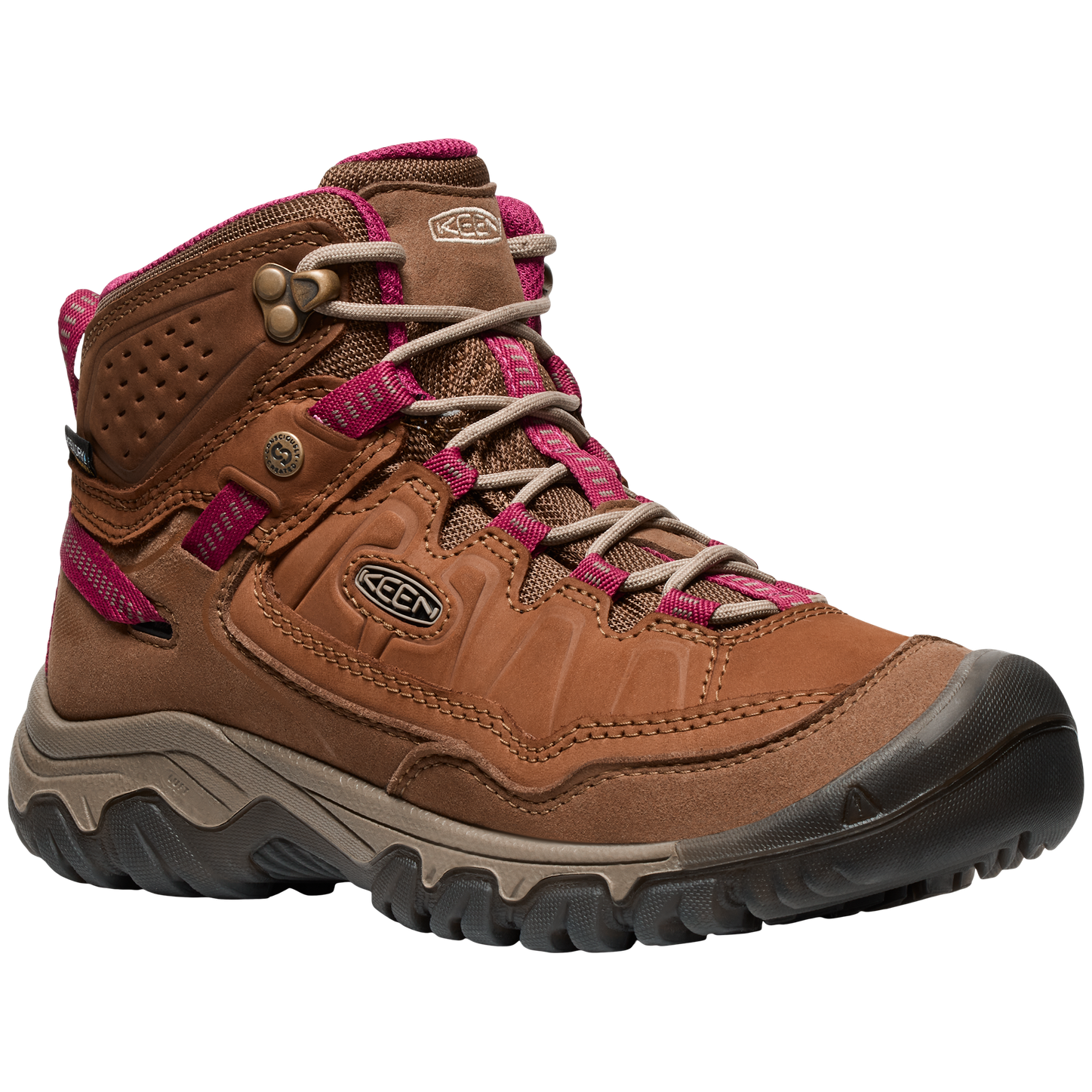 Damskie buty trekkingowe Keen Targhee Iv Mid Wp Women Rozmiar butów (UE): 40 / Kolor: brązowy