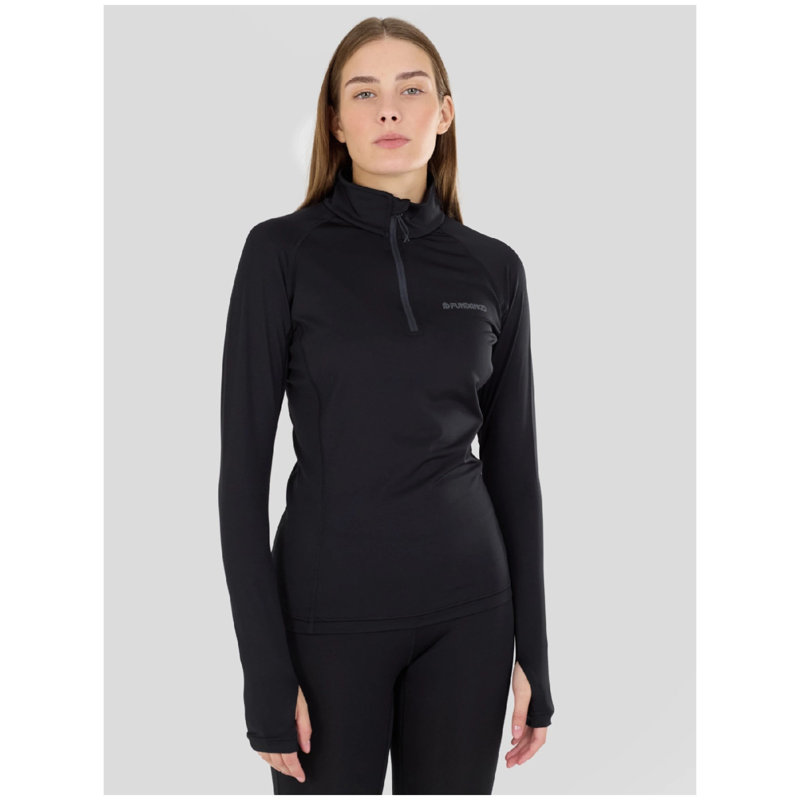 Damska koszulka Fundango Yade Thermo II Baselayer Top Rozmiar: M / Kolor: czarny