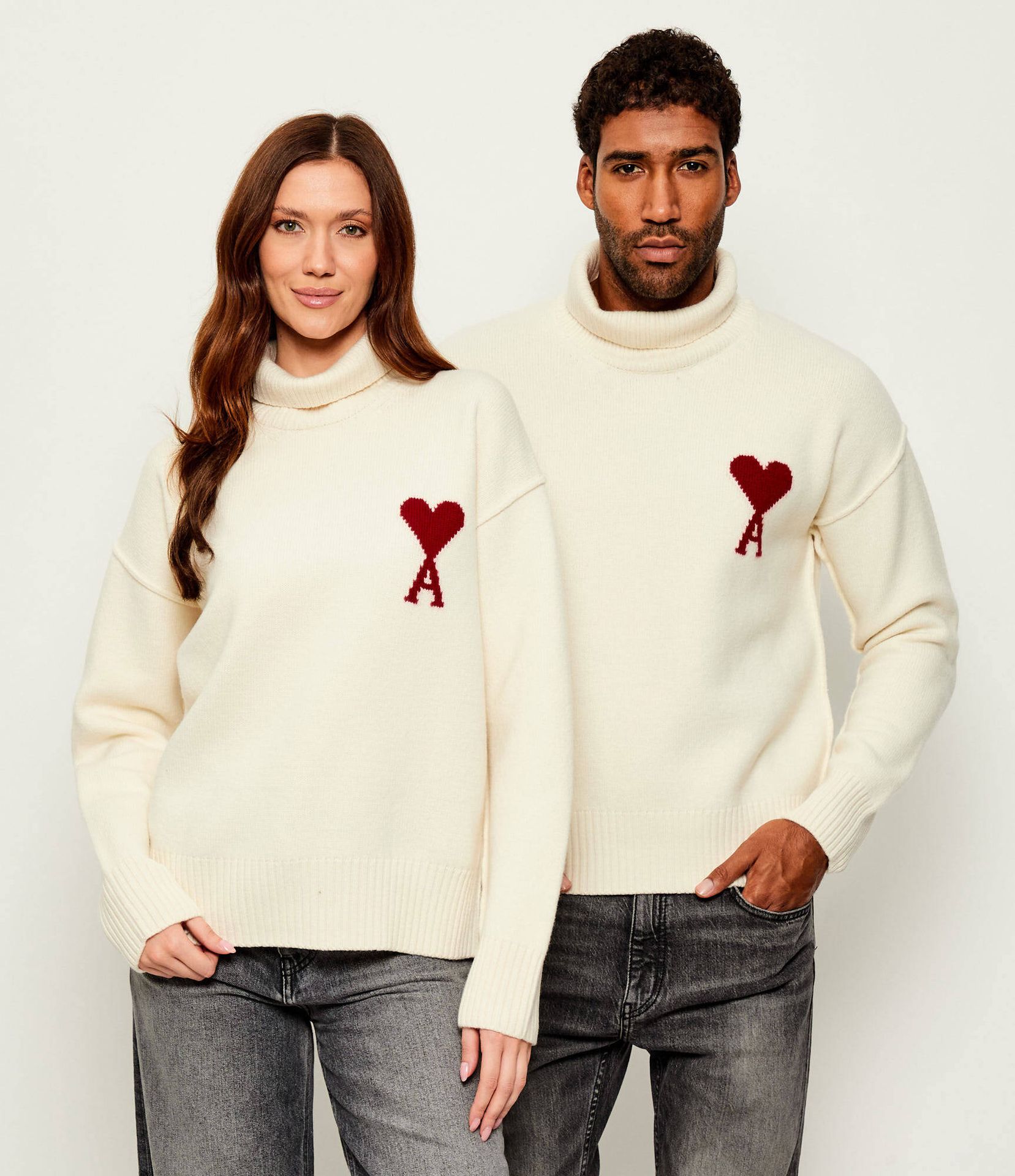 AMI Paris Wełniany golf Relaxed fit