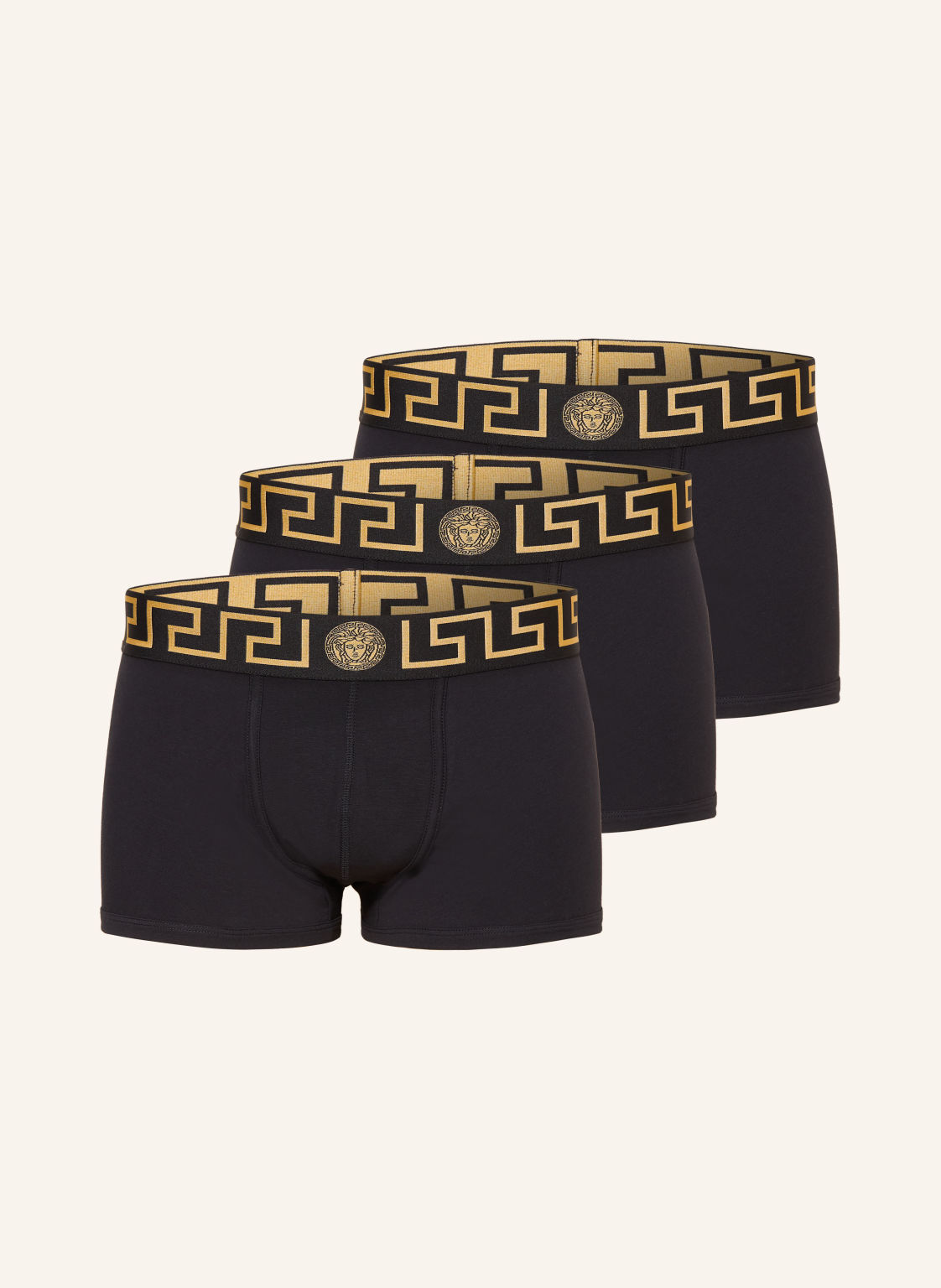 Versace Zestaw 3 Par Bokserek schwarz