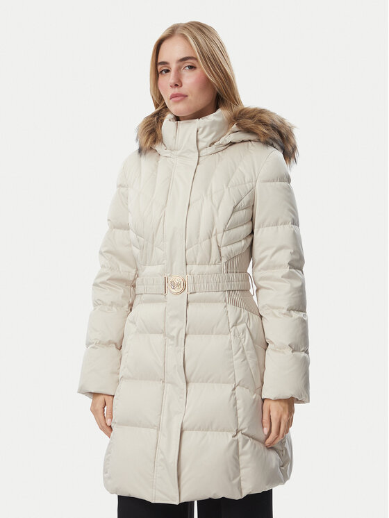 Guess Futro W6BL19 W3752 Czarny Regular Fit