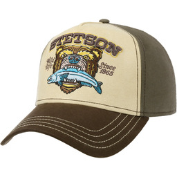 Czapka Wild Life Since 1865 Trucker by Stetson, beżowo-brązowy, One Size Big