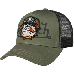 Czapka Trucker Bull K by Von Dutch, oliwkowy, One Size