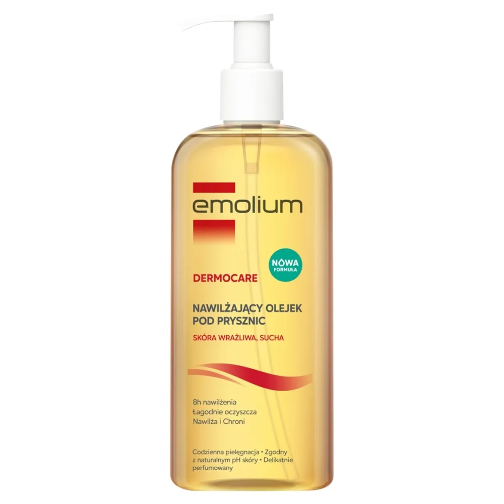 Emolium Dermocare, olejek nawilżający do mycia, od 3 miesiąca, 400 ml