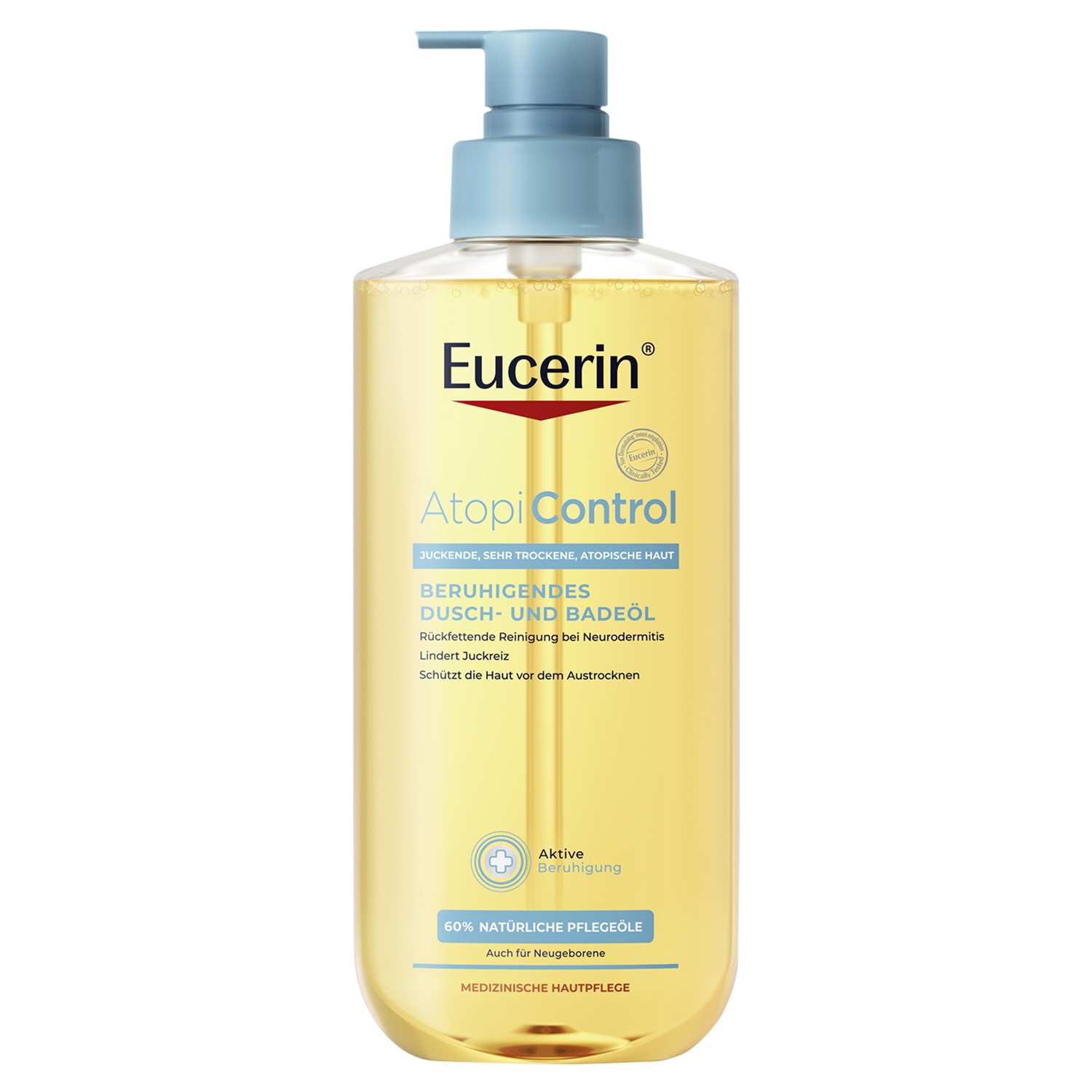 Eucerin AtopiControl, kojący olejek do mycia, 400 ml
