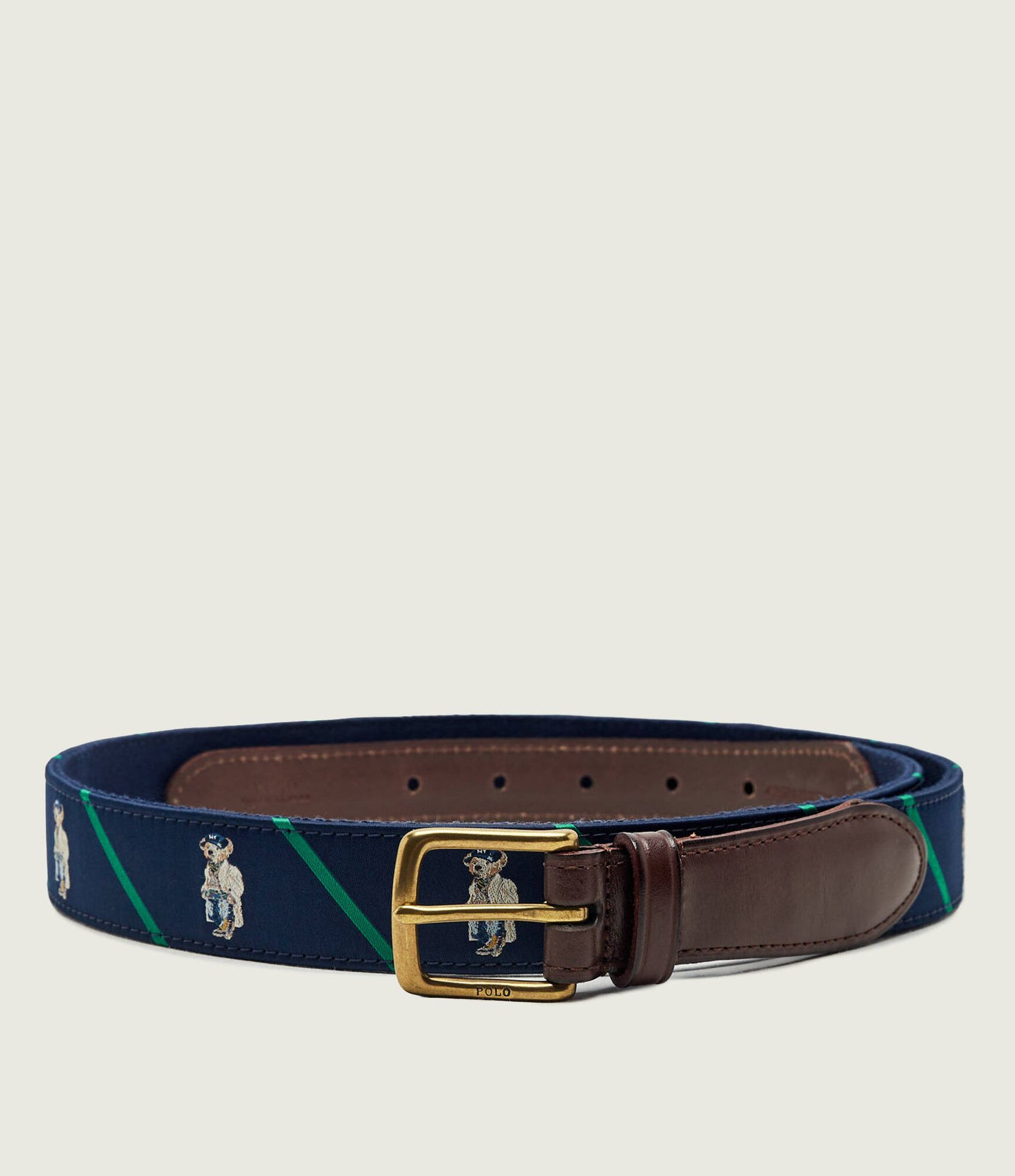 POLO RALPH LAUREN Pasek z dodatkiem skóry