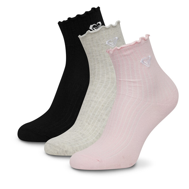 Skarpety długie Roxy AS_ROXY_01Z_AW26 (3-PACK) Różowy