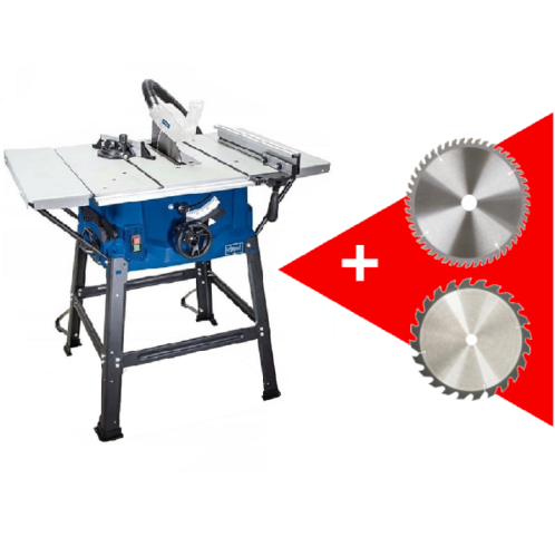 Scheppach HS100S - Pilarka stołowa 250 mm + dodatkowa tarcza SCH5901310905