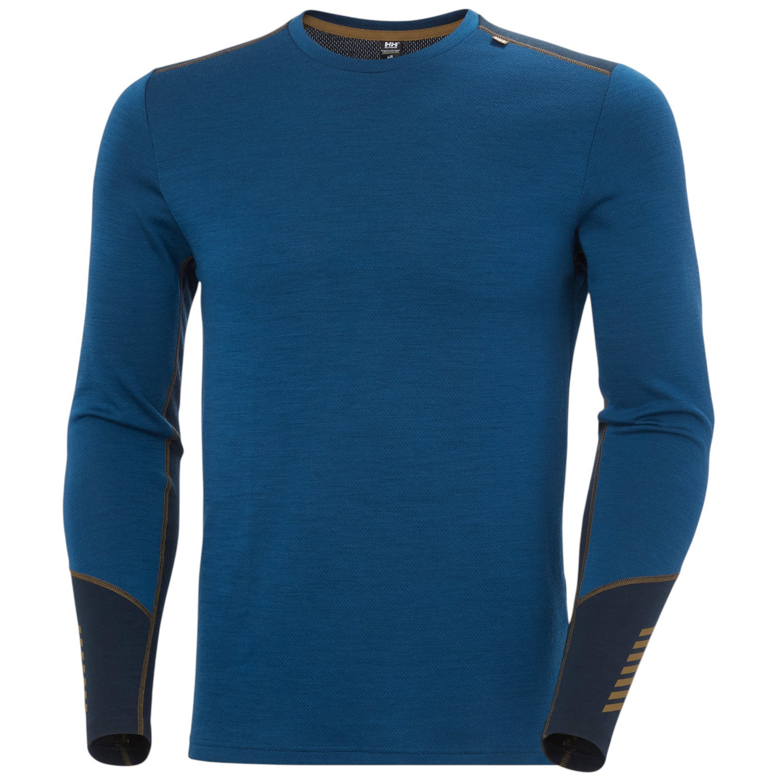 Męska koszulka Helly Hansen Lifa Merino Midweight Crew Rozmiar: XL / Kolor: niebieski/jasnoniebieski