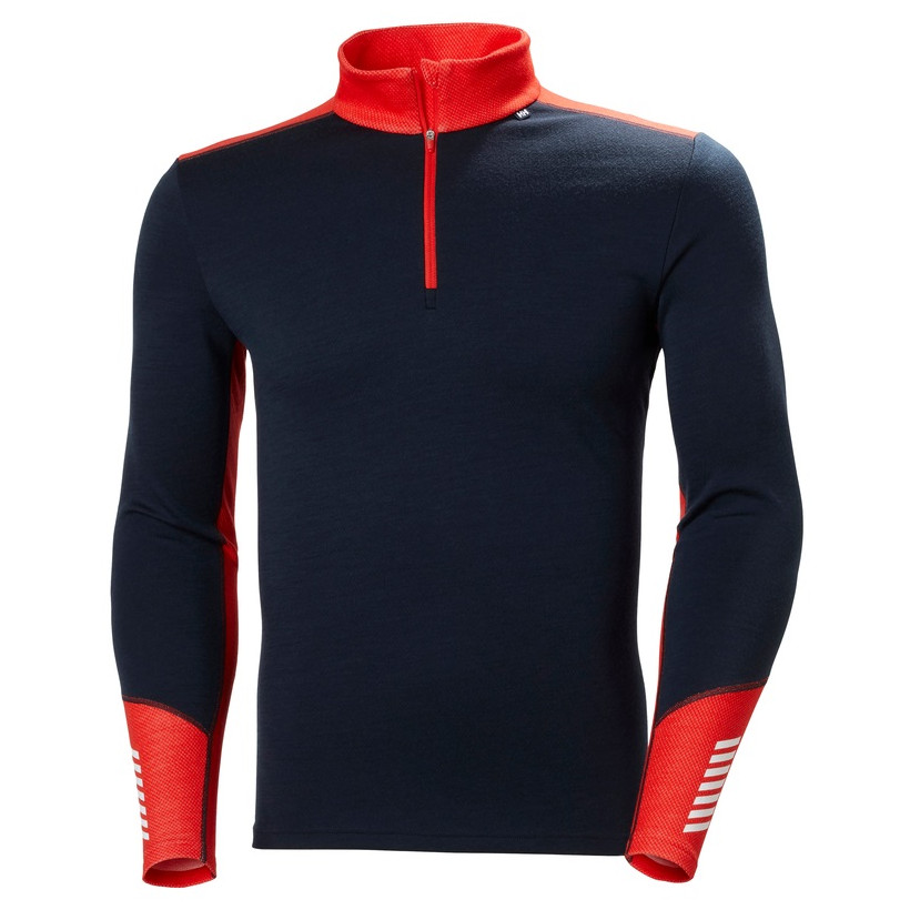 Męska koszulka Helly Hansen Lifa Merino Midweight 1/2 Zip Rozmiar: XXL / Kolor: ciemnoniebieski